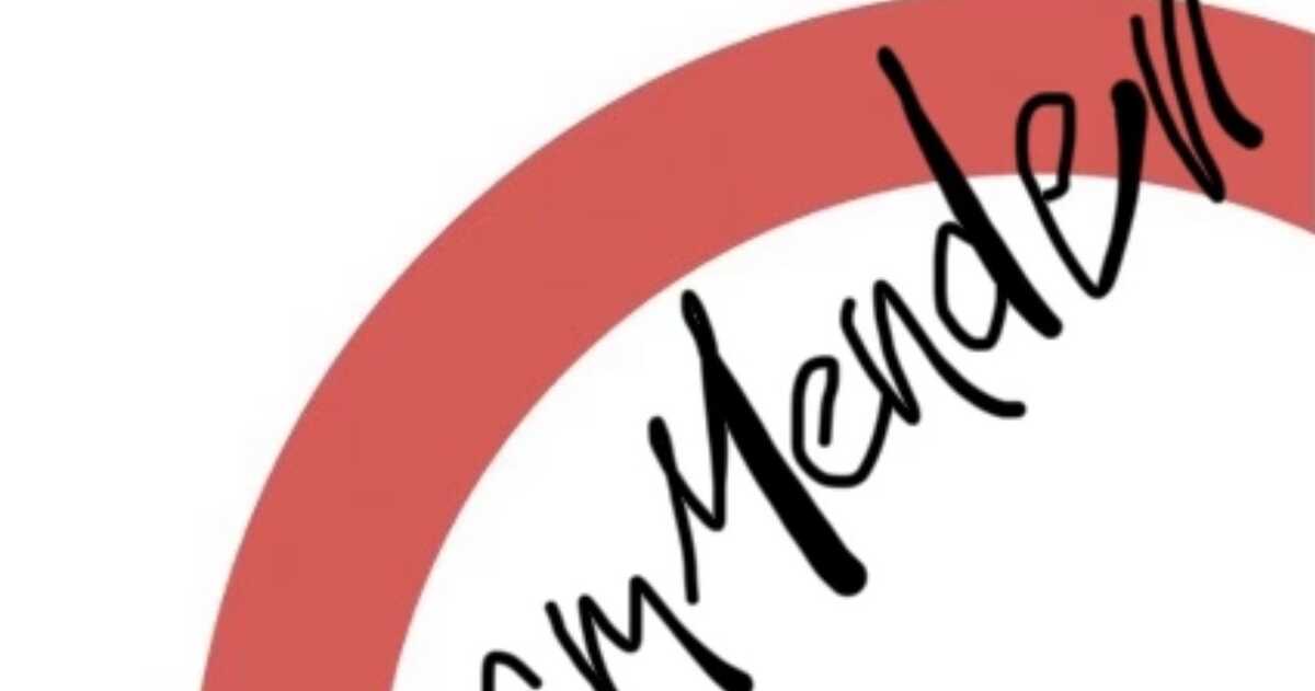 Das Menden-Logo mit dem Hashtag zusammenden